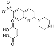 6-NITRO-2-(1-PIPERAZINYL)-QUINOLINE MALEATE