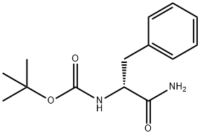 TERT-BUTYL [(1R)-2-AMINO-1-BENZYL-2-OXOETHYL]CARBAMATE Structural