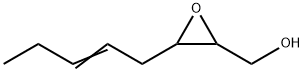 Oxiranemethanol,  3-(2-pentenyl)-  (9CI) Structural