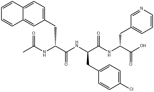 AC-D-2-NAL-D-4-CLPHE-D-3-PAL Structural