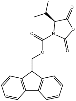 FMOC-L-VALINE N-CARBOXY ANHYDRIDE Structural Picture