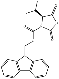 FMOC-L-VALINE N-CARBOXY ANHYDRIDE Structural