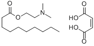 Decanoic acid, 2-(dimethylamino)ethyl ester, (Z)-2-butenedioate (1:1)