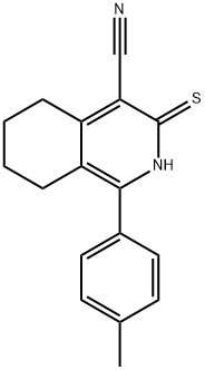 3-MERCAPTO-1-P-TOLYL-5,6,7,8-TETRAHYDRO-ISOQUINOLINE-4-CARBONITRILE