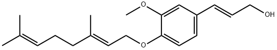 O-geranylconiferyl alcohol Structural