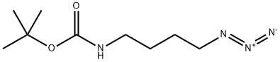 tert-butyl (4-azidobutyl)carbamate Structural