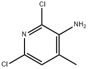 2,6-Dichloro-4-methyl-3-aminopyridine Structural