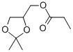 2,3-ISOPROPYLIDENEGLYCEROL-1-PROPIONATE Structural