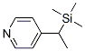 Pyridine, 4-[1-(trimethylsilyl)ethyl]- (9CI) Structural