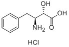 (2S,3S)-3-Amino-2-Hydroxy-4-Phenylbutyric Acid Hydrochloride Structural