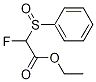 ethyl 2-(benzenesulfinyl)-2-fluoroacetate Structural
