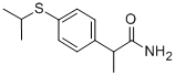 alpha-Methyl-4-((1-methylethyl)thio)benzeneacetamide Structural