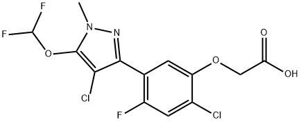 PYRAFLUFEN ETHYL Structural