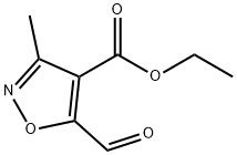 Ethyl 5-formyl-3-methylisoxazole-4-carboxylate Structural
