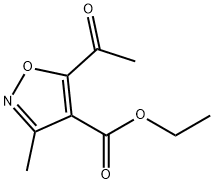 ETHYL 5-ACETYL-3-METHYLISOXAZOLE-4-CARBOXYLATE Structural