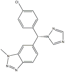 (+)-6-[(4-Chlorophenyl)(1H-1,2,4-triazol-1-yl)methyl]-1-methyl-1H-benzotriazole