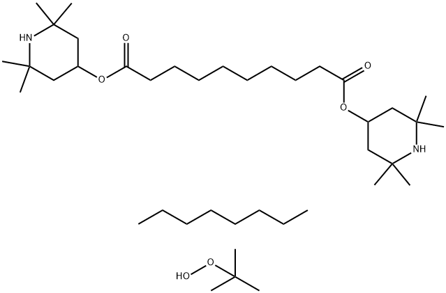 Bis-(1-octyloxy-2,2,6,6-tetramethyl-4-piperidinyl) sebacate Structural