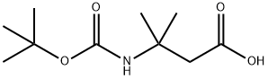 3-TERT-BUTOXYCARBONYLAMINO-3-METHYL-BUTYRIC ACID Structural