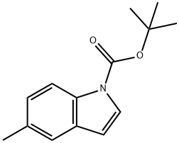 1-(TERT-BUTOXYCARBONYL)-5-METHYLINDOLE& Structural