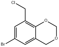 6-BROMO-8-(CHLOROMETHYL)-4H-1,3-BENZODIOXINE Structural