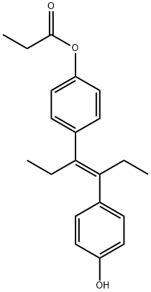 DIETHYLSTILBESTROL DIPROPIONATE Structural