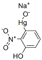 Hydroxymercuri-o-nitrophenol, sodium salt Structural