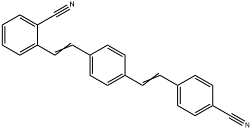 1-(2-Cyanostyryl)-4-(4-cyanostyryl)benzene Structural