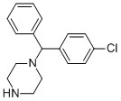 (-)-1-[(4-Chlorophenyl) Phenylmethyl] Piperazine Structural Picture