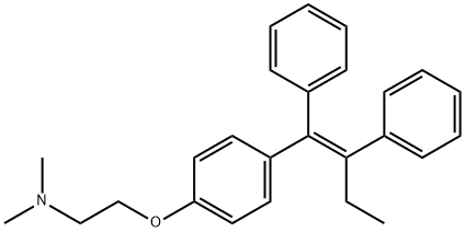 2-[4-[(E)-1,2-diphenylbut-1-enyl]phenoxy]-N,N-dimethyl-ethanamine Structural