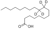 OCTADECANOIC-9,9,10,10-D4 ACID Structural