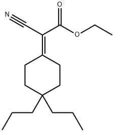 CYANO-(4,4-DIPROPYL-CYCLOHEXYLIDENE)-ACETIC ACID ETHYL ESTER Structural