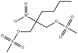 1,3-PROPANEDIOL,2-BUTYL-2-NITRO-,DIMETHANESULFONATE(ESTER) Structural