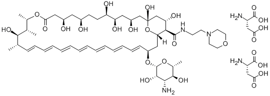 amphotericin B 2-morpholinoethyl amide diaspartate Structural