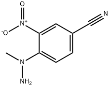 4-(1-METHYLHYDRAZINO)-3-NITROBENZONITRILE Structural