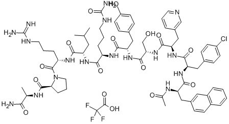 Cetrorelix trifluoroacetate Structural