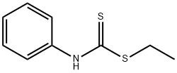 Phenyldithiocarbamic acid ethyl ester Structural