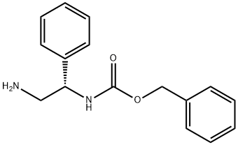 (S)-(2-Amino-1-phenyl-ethyl)-carbamic acid benzyl ester Structural