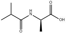 D-Alanine, N-(2-methyl-1-oxopropyl)- (9CI) Structural