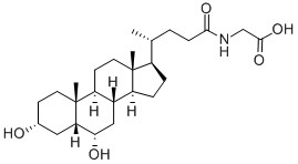 glycohyodeoxycholic acid Structural