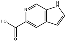 1H-Pyrrolo[2,3-c]pyridine-5-carboxylicacid(9CI) Structural