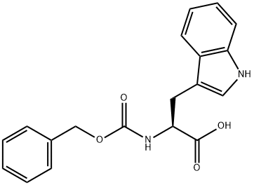 N-CBZ-DL-TRYPTOPHAN Structural