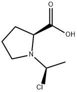L-Proline, 1-(1-chloroethyl)-, (R)- (9CI) Structural