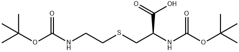 Di-Boc-S-(2-aminoethyl)-L-cysteine Structural