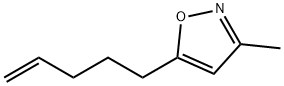 Isoxazole, 3-methyl-5-(4-pentenyl)- (9CI) Structural