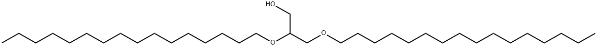 1,2-O-Dihexadecyl-rac-glycerol Structural