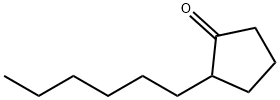 2-N-HEXYLCYCLOPENTANONE Structural