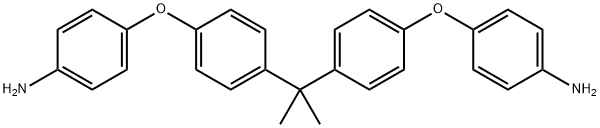 2,2-Bis[4-(4-aminophenoxy)phenyl]propane Structural