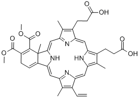 23H,25H-Benzo[b]porphine-9,13-dipropanoic acid, 18-ethenyl-2,4a-dihydro-3,4-bis(methoxycarbonyl)-4a,8,14,19-tetramethyl-