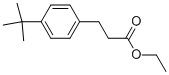 3-(4-TERT-BUTYL-PHENYL)-PROPIONIC ACID ETHYL ESTER Structural