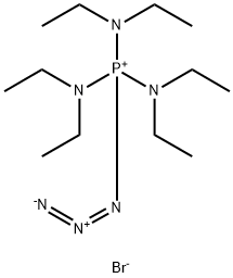 Azidotris(diethylamino)phosphonium bromide Structural